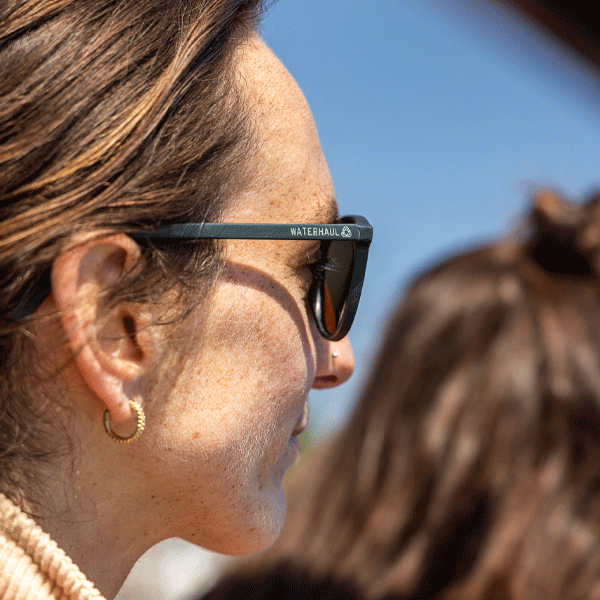 Person wearing sunglasses with a blurred background