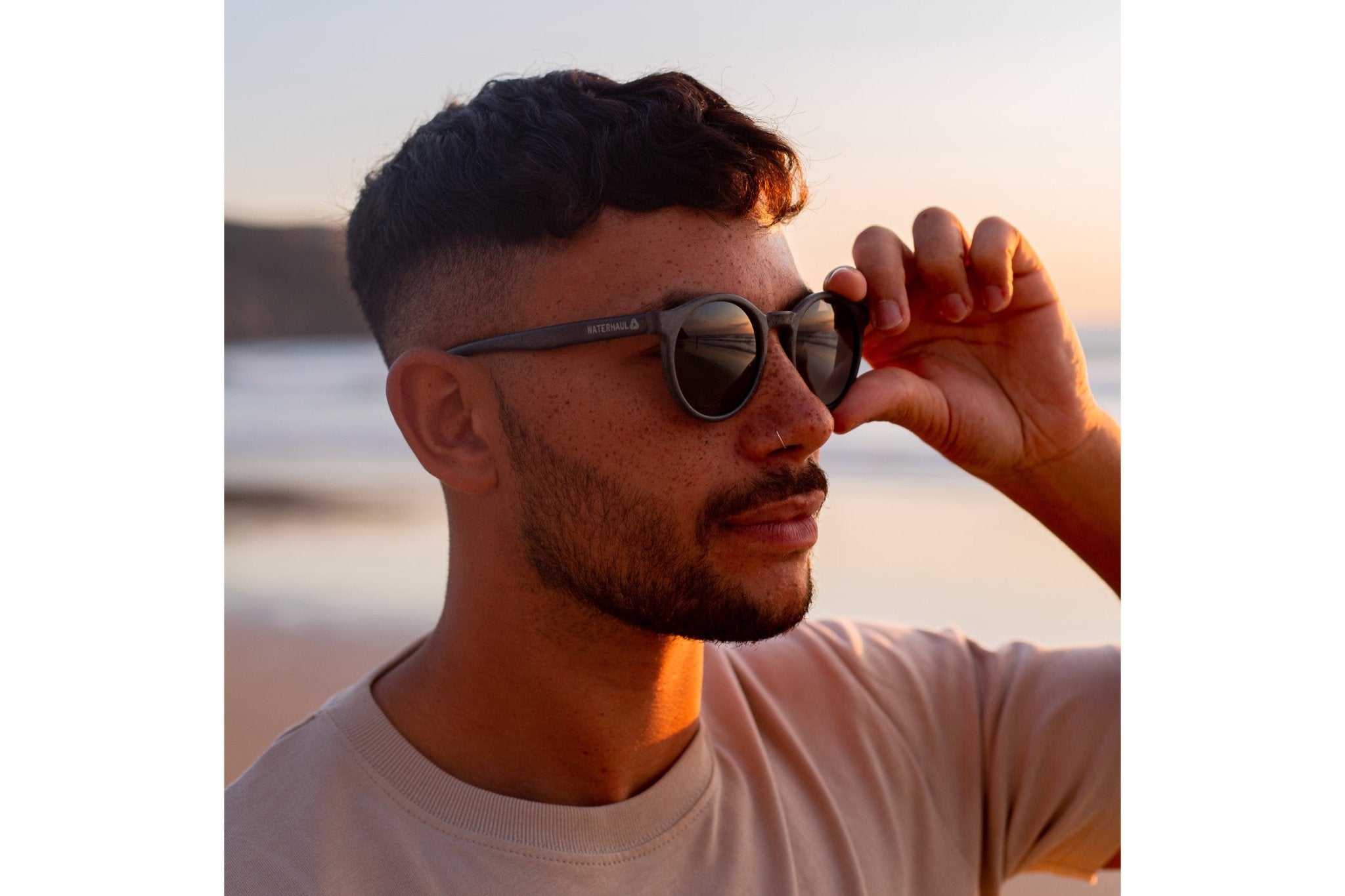 Harlyn Slate Round Prescription Sunglasses - Waterhaul