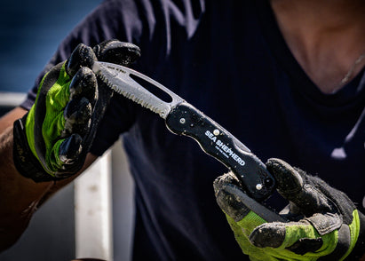 Sea Shepherd x Waterhaul Folding Pocket Knife