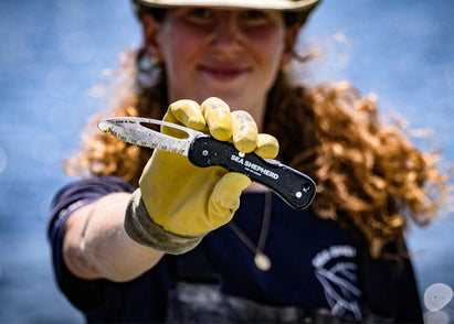 Sea Shepherd x Waterhaul Folding Pocket Knife
