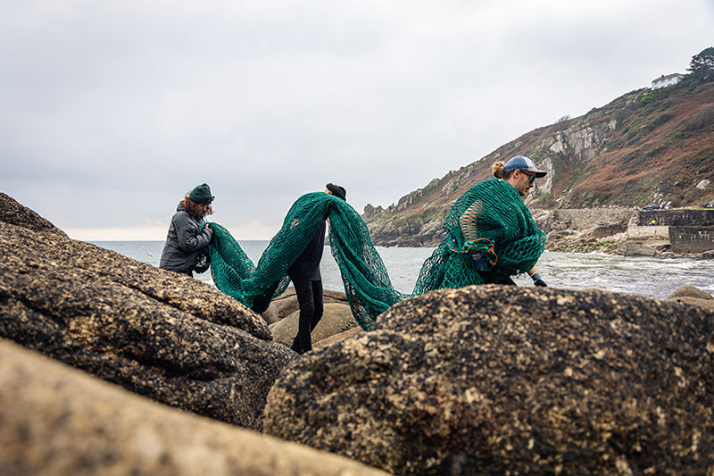 Ghost fishing gear recovered from the UK coast